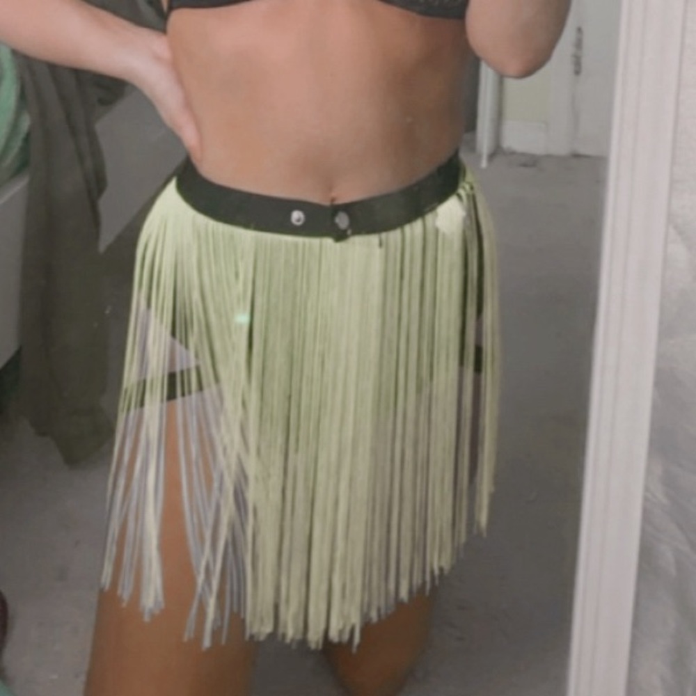 Neon Stringy Skirt